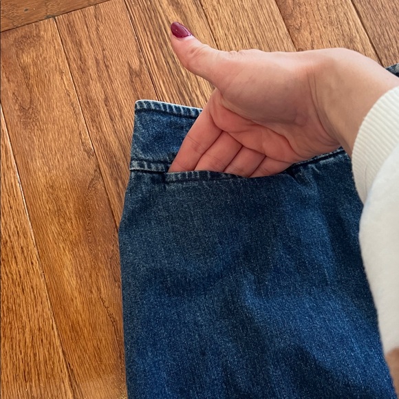 Lauren Jeans Co. Ralph Lauren Midi Jean Skirt Women’s Size 14 - Picture 7 of 7